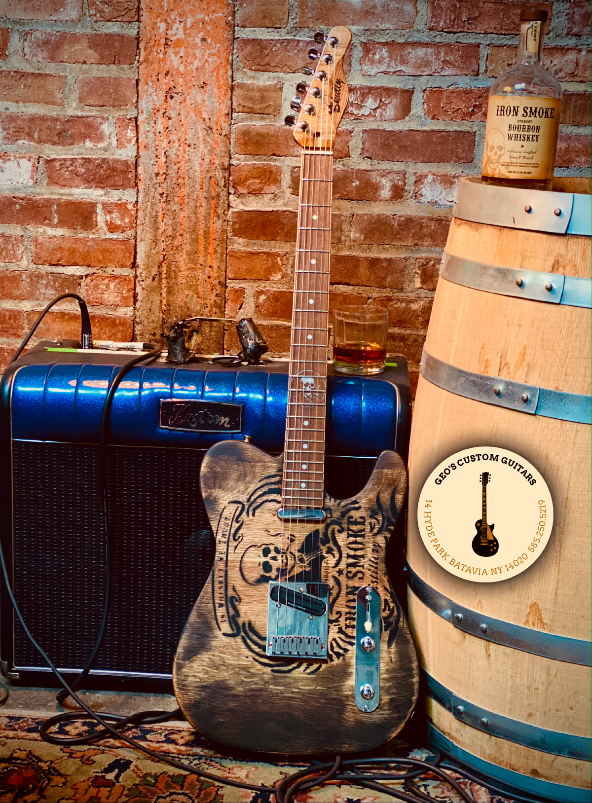 Limited Edition Iron Smoke Tommy Brunett Signature Telecaster Guitar - Made From Our Barrels!
