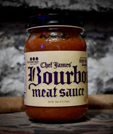 Iron Smoke and Chef James' Bourbon Meat Sauce