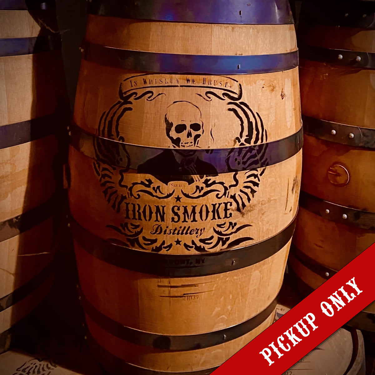 30 Gallon Whiskey Barrel